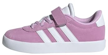 adidas Kinder Sneaker VL Court 3.0 EL C Biss Lilac/FTWR White/Grey Two 29