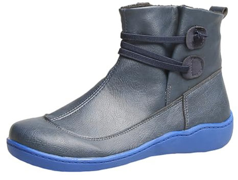 EJIMUQO Regalini Natale Bambini Stivaletti Stringati Donna Marrone Stivali Donna Marroni Senza Tacco Stivali Anfibi Donna Alti Stivali Donna Curvy Alti Stivaletti Neri Donna Con Tacco Eleganti