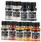 LM-Kreativ Metallika for Artists 9x50ml - Set Opulence - Metallic Acrylfarbe/Bastelfarbe. Für kreative Projekte auf Holz, Leinwand, Keramik. Hochdeckend, lichtecht. Für Künstler und Bastler
