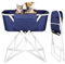 Bartuke Baignoire pour Chien, Baignoire surélevée pour Chat/Chien, Baignoire Portable Pliable avec Support et Table de Douche pour Petits et Moyens Chiens et Chats, intérieur et extérieur, Bleu