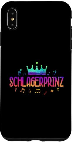 Schlagerprinz Schlageroutfit Partnerlook Schlagermusik Hülle für iPhone XS Max