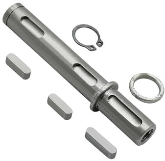 25mm Einzel Doppel Dual Ausgang Welle Fit NMRV RV 050 Schneckengetriebe Minderer Getriebe for CNC Graveur Router Drehmaschine(Single Shaft)