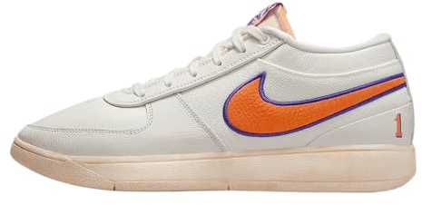 Nike Book 1 Decade Basketball Shoes (FJ4249-106, Sail/Court Purple/Clay Orange), Sail/Court Purple/Clay Orange, 11 UK
