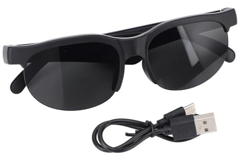 TARSHYRY Smart Casque Lunettes Double Oreille Ouvert Stéréo Son sans Fil Sport Casque Lunettes Musique pour Sports en Plein Air