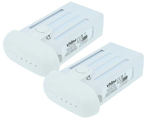 vhbw 2X Akku kompatibel mit Xiaomi 4K Version 1080 Drohne Multicopter Quadrocopter (5100 mAh, 15,2 V, Li-Polymer)