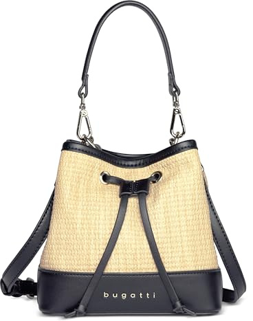 bugatti Handtasche Umhängetasche Isa Bucket Bag Beige