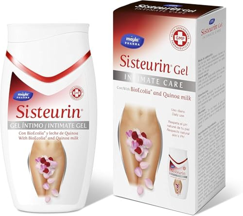 SISTEURIN Higiene Íntima Gel 200ml Uso Diario Alivia el Picor Ayuda a Evitar la Sequedad y a la Prevención de Reinfecciones Vaginales y Urinarias