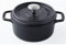 INVICTA Cocotte ronde 22 cm noire mat 402221