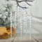 DAHI 25 STK Christbaumschmuck eiszapfen Anhänger Weihnachten Deko (eiszapfen 25pcs)