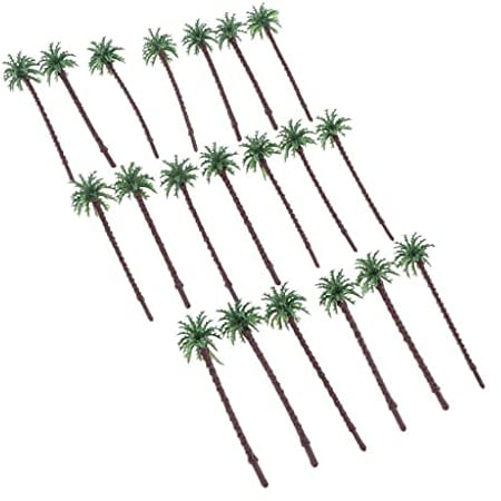 Sharplace 20 2,2 5,1 Modell Palme, Z Spur Diorama Landschaft Wargame Landschaftszubehör, 5,5 cm