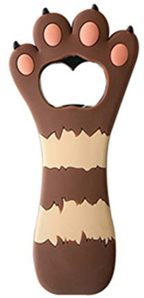 Gutyan Apribottiglie a Vite Apribottiglie a Forma di Zampa di Gatto Creativo Portatile Apribottiglie di Birra in Vetro Strumenti da Cucina