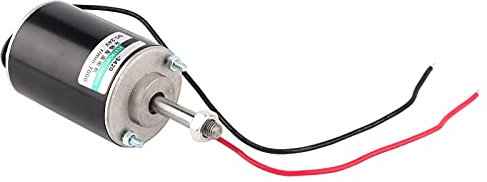 Motor de CC magnético permanente, 12/24V 30W Motor de energía eléctrica de alta velocidad CW/CCW para generador de bricolaje(24V 6000RPM)