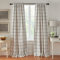 Elrene Home Fashions Brighton Fenstervorhang, Schottenmuster, Verdunklungsvorhang für Fenster, für Wohnzimmer und Schlafzimmer, mit Stangentaschen, 132,1 x 213,4 cm, Indigo, 1 x Vorhang