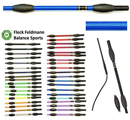 JA Horse Fleck Feldmann Balance Sports Dressurgerte Gerte Reitgerte (110 cm, Royalblau)