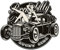 Retro Vintage Aufkleber -Finest Folia Sticker Old School Ace Kult Rockabilly (R149-6 Rockabilly 3)