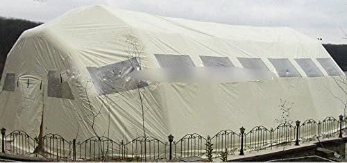 Inflatable Hot Tub Swimming Pool Enclosure Solar Dome Cover Tent W/Blower New (Size: 6x6x3.5m)