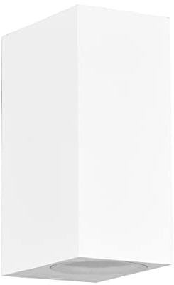 Trio Leuchten Außen Wandleuchte Roya 204269231, Aluminium Druckguss Weiß matt, exkl. 2x GU10