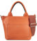 ABRO Unisex Shopper Raquel Small Tasche, Orange
