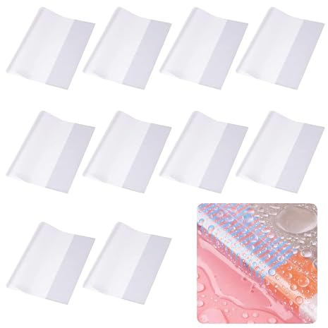 Buchumschlag, Transparenter Buchumschlag, 10 Stück Buchumschläge Schulbücher, Schutzhülle, Buchhülle Transparent, Buchumschläge Schulbücher, Wasserdichte Buchhülle, Für Das Home Office (21.5x31cm)