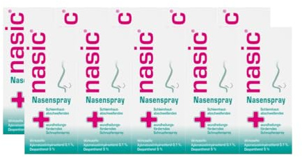 10 Packungen NASIC Nasenspray - Sparset 10 x 15ml