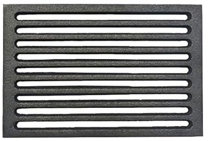 FIGEVIDA Griglia in ghisa per Camino e Stufa a Legna e Pellet Misura 29x18,2cm per Caduta Cenere e aereazione
