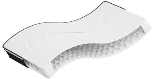 vidaXL Matratze Bonnell-Federkern, Federkernmatratze Atmungsaktiv Hautfreundlich, Bettmatratze Härtegrad Mittel, Stoffmatratze, 70x200cm