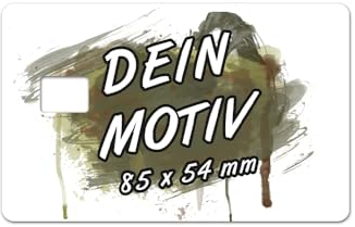 EC Karte Personalisiert Dein Motiv Dein Bild Wunschbild Aufkleber Kreditkarte #A6365