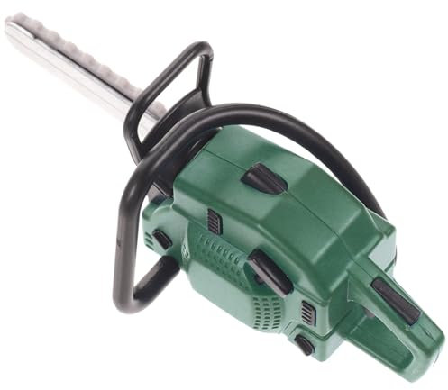 Vaguelly Dollhouse Chainsaw Lawn Mower Statue Furniture Mini Garden Tool Working Tool Fake Chainsaw Tool Power Models Mini House Garden Prop Tiny Garden Tool Mini House Decor Pvc Toy Chain
