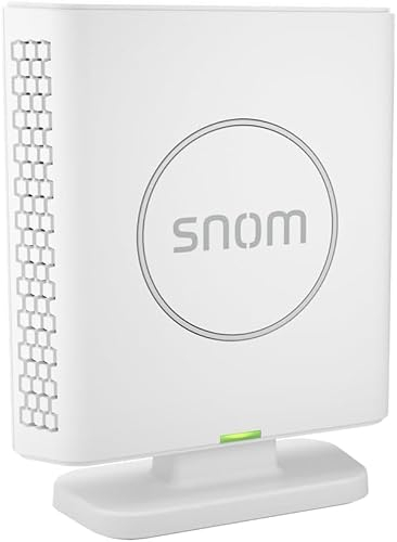 Snom M6 Ripetitore DECT per Telefono Cordless Casa - Estende il Raggio d'Azione di Basi DECT Snom M300, M400, M700, M900 - Fino a 5 Chiamate Simultanee, Qualità Audio a Banda Larga