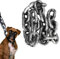 Hundeleine Für Große Und Mittelgroße Hundeleine Kette Lustige Kettenhundeleinen, Kettenleinen Für Große Hunde PVC Stoßdämpfende Hundeleine Hundetrainingsleinen Für Alle Arten Von Hunden,2M/6,56 Ft