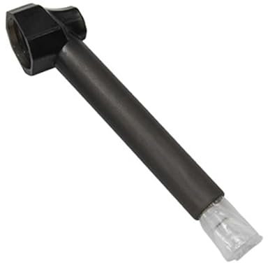 Bottle Pipe Straw Attachment, Black