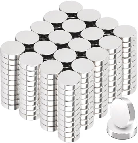Aenienoe Magnete 8x2mm Klein Magnete Stark Neodym Magneten Mini 220 Stück Rund für Magnettafel Pinnwand Kühlschrank Whiteboard Handwerk Fotos Starke Magnets