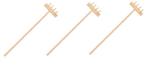 FELTECHELECTR 3pcs Zen Rake Mini Zen Garden Rakes Boys and Girls Fine Sand for Boys and Girls