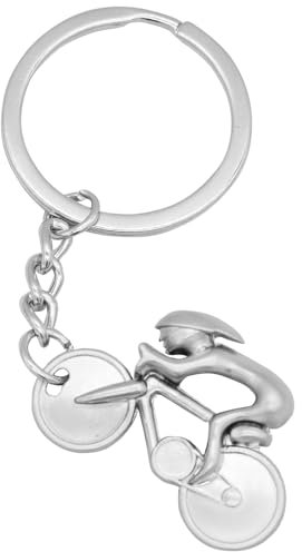 Moydolo bicicletta portachiavi ciondolo metallo fascino Bicycle Keychain per uomini donne ragazzi ragazze