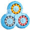 Wolkenschaukel 360° Drehender Fidget Spinner (Blau)