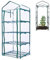 Celuicion Housse de rechange pour serre - En PVC - Transparent - Remplacement pour couverture de jardin - Utilisation du jardin