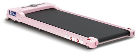 BLACK LORD Laufband 2,2 PS – Laufband mit Geschwindigkeitsregelung 1-9 km/h für Zuhause, Büro & Fitnessstudio, Elektro-Heimtrainer für Walking, Jogging & effektives Training(Rosa)