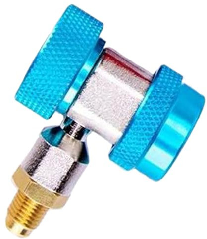 Raccord en T pour Valves de Raccordement | Adaptateur R134a pour Climatisation Connecteur Rapide - Connecteur Étanche et Précis Haute Efficacité pour Voiture Auto Camping-Car - Installation Facile et