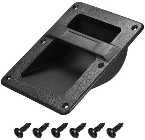 sourcing map Recessed Speaker Handle Grasp Holder Replacement Speaker Cabinet Box Handles with Screw
