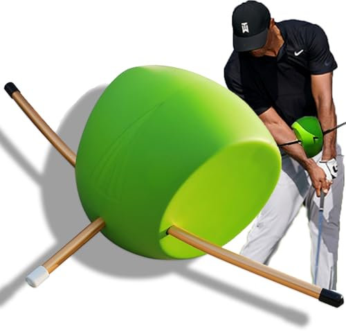 Golf Swing Training Aid - Golf training aids in Improving Hand Positioning， Golf swing trainer-Unique Alignment Rod Head - Helps Train Proper Swing Mechanics, Arm Structure, Sure Set, and Alignment