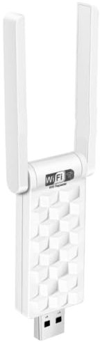 Fuhjythy USB WiFi Repeater Wireless Signal Extender 2.4G 300Mbps Router Wifi Booster Long Range Wifi Amplifier for Laptop PC