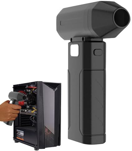 Ruwshuuk Soplador Eléctrico | Compresor De Aire Ajustable 5 Velocidades 100000 RPM,Ventilador Turbo Portátil Inalámbrico Recargable para Accesorios De Limpieza Potentes En Exteriores Hogar Y