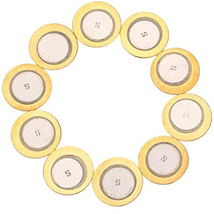 Gazechimp 10 Stü Piezo Elements Schallgeber Drum Disc DIY 35mm