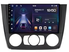 Car Radio para BMW 1-Series 1 Series E87 E81 E82 E88 2004-2011 Android 15 9 Pulgadas Multimedia Pantalla con BT GPS WiFi Radio Backup Camera para, 4 Core 2G+64G