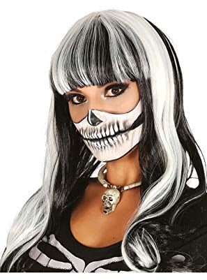 Perücke mit Pony, zweifarbig