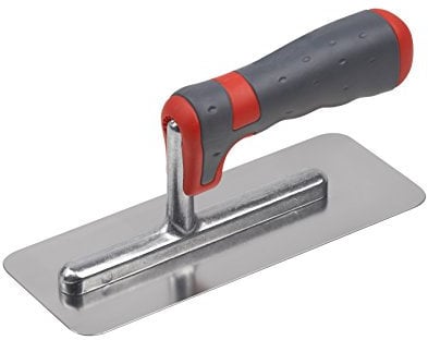 Meister Glättekelle 200 x 80 mm - Venezianische Form - 4-seitig geschliffen - Rostfreier Edelstahl - 2K-Griff / Stucco Kelle / Glättkelle / Glättscheibe / Traufel / Edelstahlkelle / 4136830