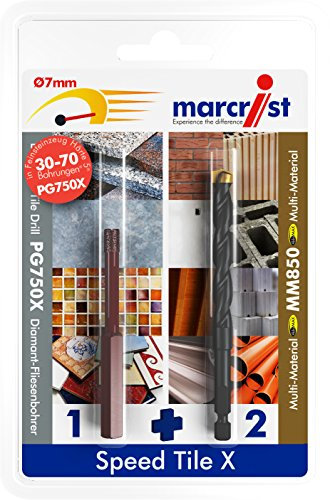 MARCRIST Speed Tile X Set - 1x PG750X + 1x MM850 - dia. 6 mm