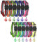 12PCS Katzenhalsband mit Glöckchen, Katzenhalsbänder mit Schnellverschluss, Reflektierend, mit Sicherheitsschnalle, Verstellbar 20,3–30,5 cm, Passend für Alle Hauskatzen, Welpen, Zubehör (Strip)