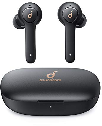 Soundcore Cuffie Bluetooth Life P2, auricolari bluetooth con 4 microfoni, 40 ore di riproduzione, IPX7, riduzione dei rumori cVc 8.0, driver in grafene, cuffie wireless per lavoro e viaggio