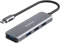 BYEASY USB C Hub 4 Port Typ C Hub Adapter Aluminium USB C Adapter USB Verteiler mit Micro-USB-Netzkabel, geflochtenem OTG-Kabel für MacBook Pro/Air, iPad Pro, Samsung Note 10 S10 S9, Chromebook, XPS